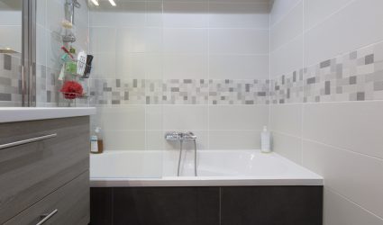 baignoire rénovée