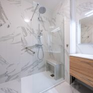 rénovation salle de bain marbre