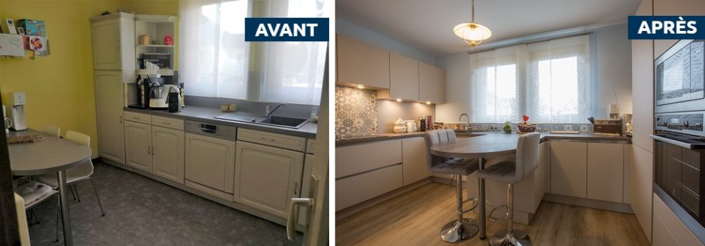 renovation cuisine avant après